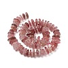 Natural Straswberry Quartz Beads Strands G-D480-A14-2