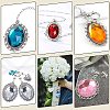 10Pcs 10 Styles Tibetan Style Alloy Pendant Cabochon Settings FIND-SP0002-50-6