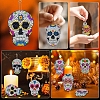 Halloween Diamond Painting Keychains Kits PW-WG7D484-01-3