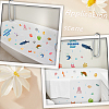 6Pcs Sea Animals PVC Waterproof Self Adhesive Stickers STIC-SP0001-25-6