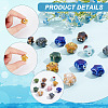 ARRICRAFT 40Pcs 10 Colors Handmade Porcelain Beads PORC-AR0001-09-6