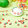 100Pcs 10 Styles Handmade Polymer Clay Beads CLAY-TA0001-65-9