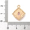 Brass Micro Pave Cubic Zirconia Pendants KK-Z072-03KCG-01-3