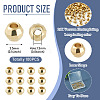 100Pcs Brass Spacer Beads KK-TA0008-36-4