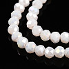 Electroplate Glass Beads Strands EGLA-A034-P1mm-B33-4