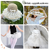 Polyester Lace Trim OCOR-WH0111-63B-5
