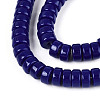 Opaque Solid Color Glass Beads Strands LS-GLAA-N026-3x6mm-09-3