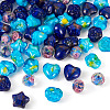 80Pcs 8 Styles Millefiori Glass Beads Strands GLAA-TA0003-43B-3