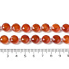 Natural Carnelian Bead Strands G-NH0013-A03-01-5