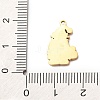 Christmas 304 Stainless Steel Enamel Pendants LS-STAS-B112-02G-09-3