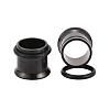 12Pcs 6 Colors 316 Surgical Stainless Steel Screw Ear Gauges Flesh Tunnels Plugs STAS-YW0001-16A-4