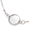 304 Stainless Steel Cable Chain Satellite Chain Bracelet Making BJEW-JB13164-02-3