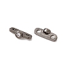 Rack Plating Brass Pave Clear Cubic Zirconia Connector Charms LS-KK-G433-04B-1