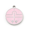 Twelve Constellations 304 Stainless Steel Enamel Pendants SA-CBAAE04-01P-07-1