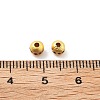 Brass Micro Pave Cubic Zirconia Beads KK-R216-08G-02-3