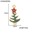 Christmas 304 Stainless Steel with Enamel Pendants SA-OY003-74G-02-2