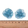 Spray Painted Iron Bead Caps IFIN-N013-05B-3