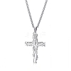 Stainless Steel Pendant Necklaces PW-WGAB092-01-1