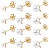 304 Stainless Steel Stud Earring Findings EJEW-SP0001-17M-7