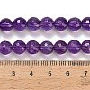 Natural Amethyst Beads Strands G-H329-D01-8mm-B-5