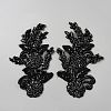 Polyester with Glass Rhinestone Sewing Decorate DIY-WH20032-138B-1