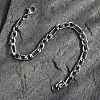 Tarnish Resistant Trendy Women's 304 Stainless Steel Figaro Chain Bracelets STAS-A028-B017P-2