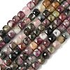 Natural Multicolor Tourmaline Beads Strands G-F619-44-01-1
