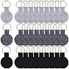 30Pcs 3 Colors Polyester Keychains KEYC-SP0001-62-1