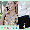 30Pcs 6 Colors Glass European Dangle Charms PALLOY-PH01826-5