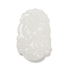 Natural White Jade Carved Pendants G-S384-01K-2