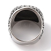 Viking 304 Stainless Steel Vegvisir Wide Finger Rings for Mens RJEW-U005-21A-03-3