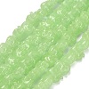 Synthetic Coral Dyed Carved Bead BSHE-H114-04B-1