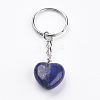 Natural Lapis Lazuli Keychain KEYC-F019-02M-2
