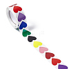 8 Colors Paper Heart Sticker Rolls X1-STIC-E001-06-3