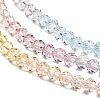 Transparent Painted Glass Beads Strands LS-DGLA-A034-T1mm-A15-4