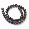 Natural Dragon Blood Jasper Bead Strands X-G-G957-24-10mm-2