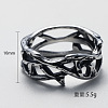 304 Stainless Steel Finger Rings FS-WG2B888-03-2