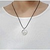 925 Sterling Silver Pendant Necklaces NJEW-BB48083-F-2