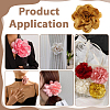 Flower Polyester Brooches JEWB-WH0039-56B-5