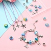 DIY Resin & Alloy & Polymer Clay Rhinestone European Beads Bracelets & Necklace Jewelry Making Kits DIY-YW0009-46-5