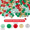 Christmas Theme 1500Pcs 5 Colors Opaque Acrylic Beads MACR-SP0001-01A-01-2