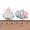 Opaque Resin Cabochons CRES-M029-07-3