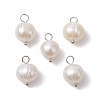 Natural Cultured Freshwater Pearl Pendants PALLOY-JF03091-01-1