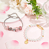 2Pcs 2 Colors 925 Sterling Silver Spring Gate Rings STER-BBC0008-02-4