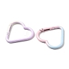 Spray Paint Alloy Spring Gate Rings FIND-C086-01B-2