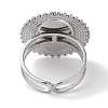 Ion Plating(IP) 304 Stainless Steel Ring RJEW-B059-03P-03-3