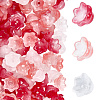 150Pcs 3 Colors Transparent Two Tone Spray Painted Glass Beads GLAA-LT0001-04A-6