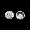 Diamond Shaped Cubic Zirconia Pointed Back Cabochons X-ZIRC-R004-4mm-01-1