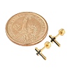 Glitter Cross Ear Fake Plugs EJEW-H105-30G-6