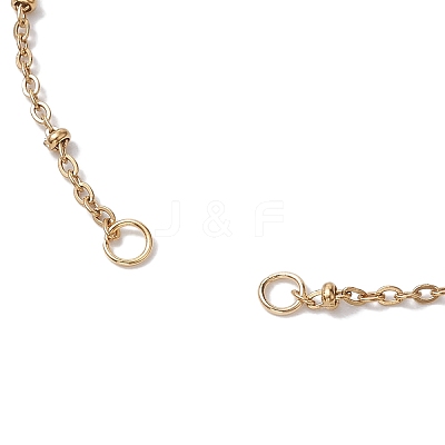 2Pcs 2 Colors 304 Stainless Steel Satellite Chain Bracelet Slider Making AJEW-JB01242-01-1